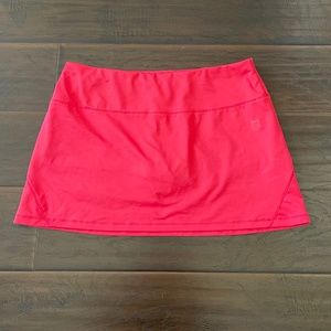 K-Swiss Women's Pull-on Pink Tennis Skirt/Skort, size Large.
